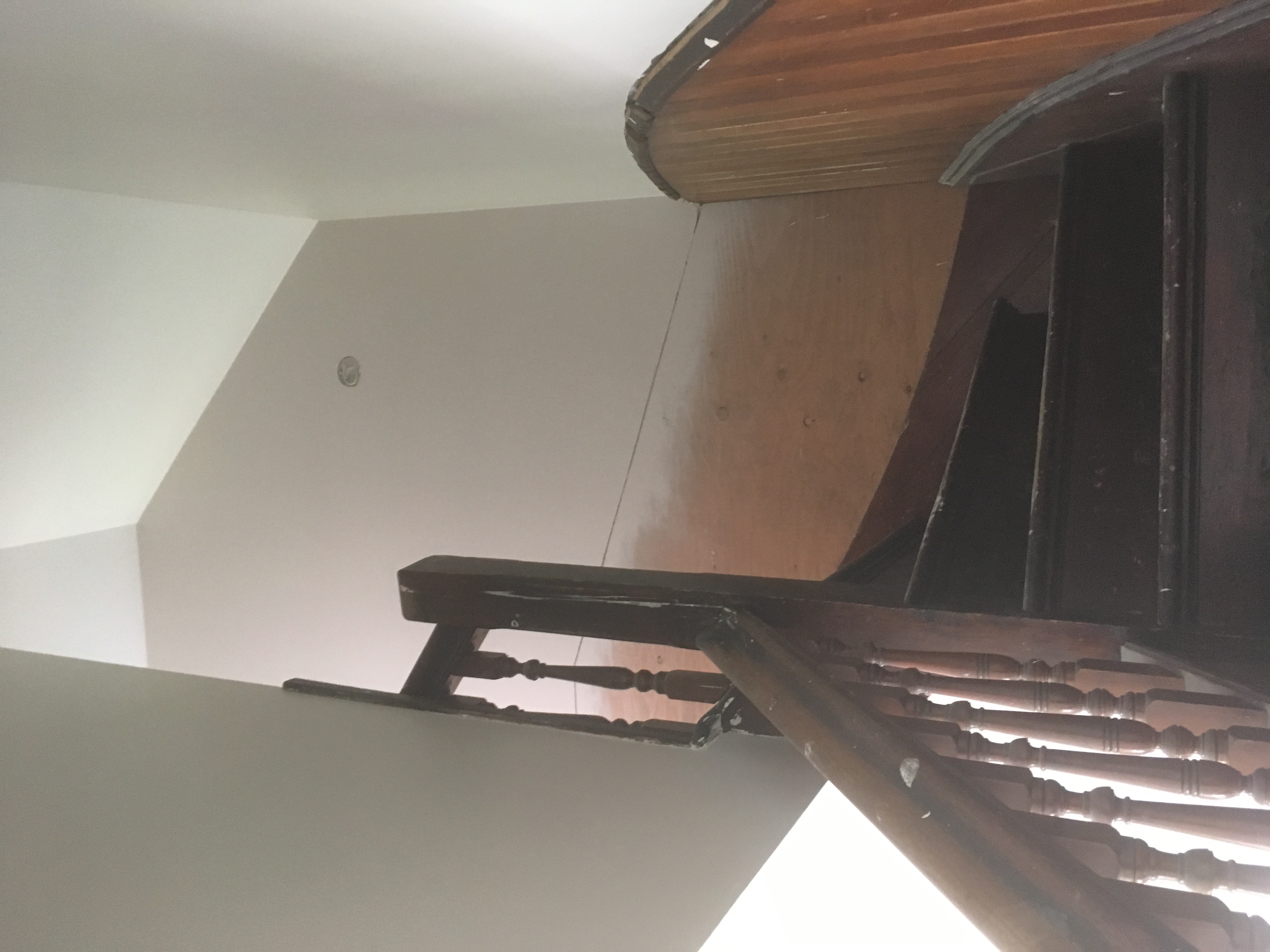 Ceiling texturing work