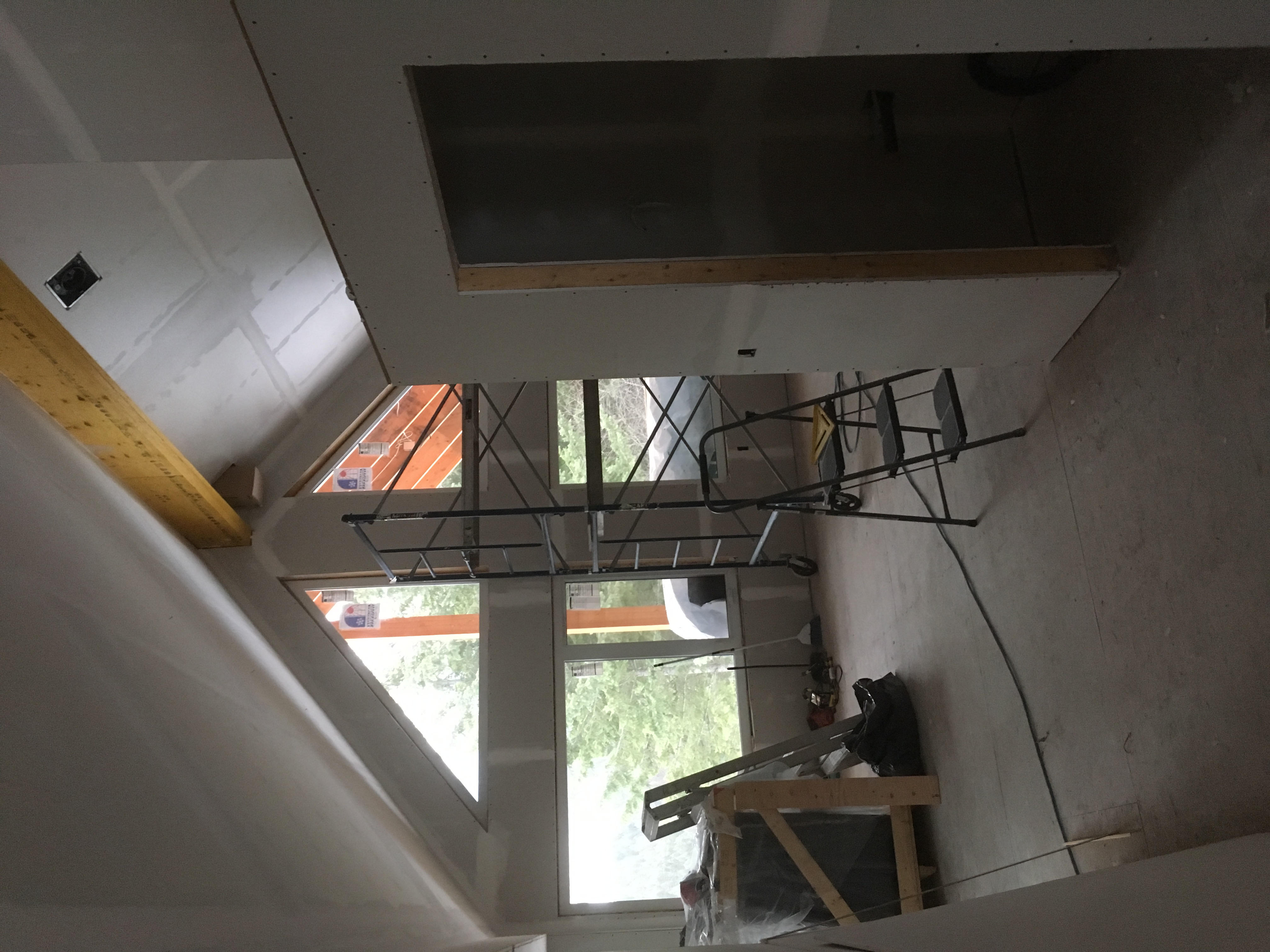 Professional drywall finishing